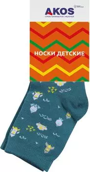 Носки детские Akos ярко-джинсовый р.18