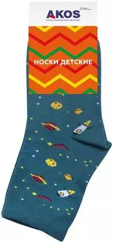Носки детские Akos ярко-джинсовый р.18