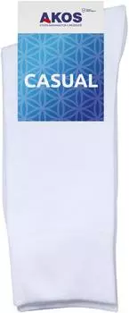 Носки мужские Akos Casual белый р.27-29
