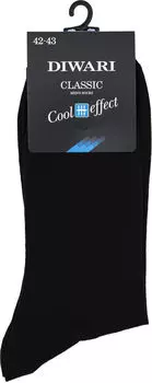Носки мужские Diwari Classic Cool Effect 7С-23СП Черные р.42-43