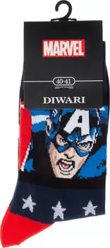 Носки мужские Diwari Marvel Капитан Америка р.40-41