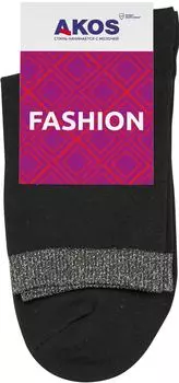 Носки женские Akos Fashion черный р.21-23