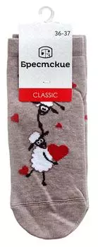Носки женские Брестские Капучино меланж Размер 36-37