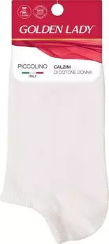 Носки женские Golden Lady Piccolino супер-укороченные Bianco белые Размер 35-38