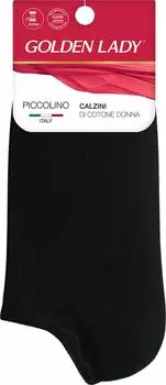 Носки женские Golden Lady Piccolino супер-укороченные Nero черные Размер 35-38