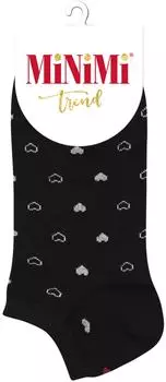 Носки женские MiNiMi Trend 4206 сердечко Nero черный Размер 39-41