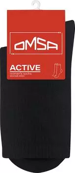 Носки женские Omsa Active с высокой резинкой Nero Черные Размер 35-38
