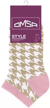 Носки женские Omsa Style 551 укороченные лапки Beige бежевый Размер 39-41