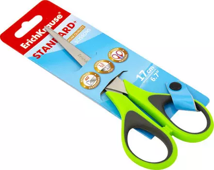 Ножницы Erich Krause Standart 17см в ассортименте