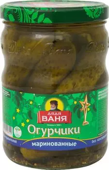 Огурцы Дядя Ваня маринованные 950г. Доставим до двери!