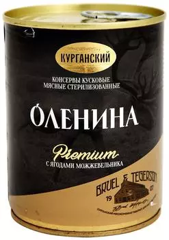 Оленина Exclusive standard С ягодами можевельника 340г
