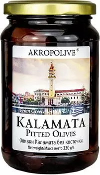 Оливки Akropolive Каламата без косточки 330г