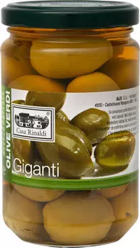 Оливки Casa Rinaldi гигантские с косточкой 310г