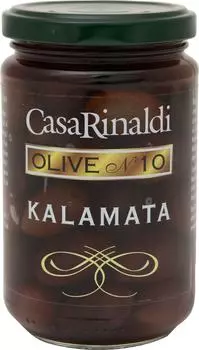 Оливки Casa Rinaldi Каламата с косточкой 300г