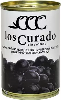 Оливки Los Curado черные с косточкой 300г