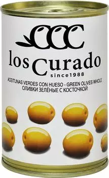 Оливки Los Curado зеленые с косточкой 300г
