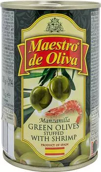 Оливки Maestro de Oliva с креветкой 300г