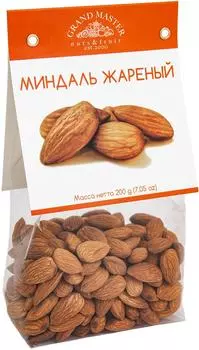 Орехи Grand Master Миндаль жареный 200гс доставкой!