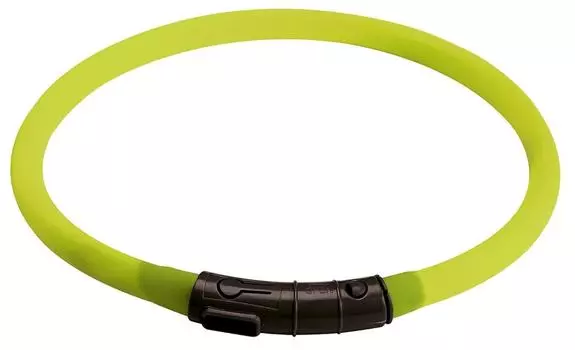 Ошейник Hunter LED Yukon cветящийся лаймовый 20-70см