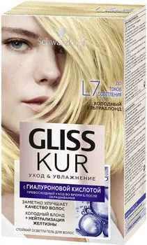 Осветлитель для волос Gliss Kur Уход &amp; Увлажнение L7 Холодный ультраблонд