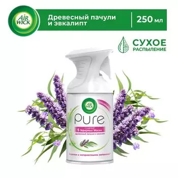 Освежитель воздуха Air Wick Pure Древесный Пачули и Эвкалипт 250мл