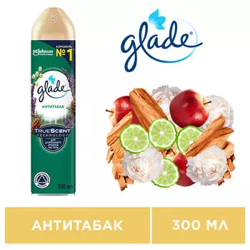 Освежитель воздуха Glade Антитабак 300млс доставкой!