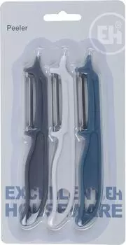 Овощечистка Excellent Houseware 3шт в ассортименте