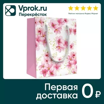 Пакет подарочный ГК Горчаков S сакура