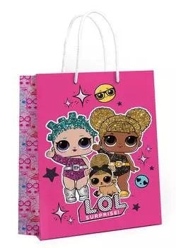 Пакет подарочный LOL Surprise 1 большой 22*31*10см