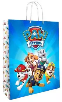 Пакет подарочный Щенячий патруль 2 большой 33.5*40.6*15.5см