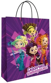 Пакет подарочный Сказочный патруль малый фиолетовый 18*22.3*10см