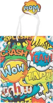 Пакет подарочный в ассортименте 18*23*10см