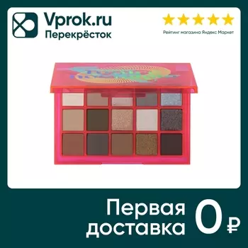 Палетка теней для век Influence Beauty Future Nostalgia нюдовая палитра 15г