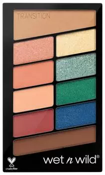 Палетка теней для век Wet n Wild Color Icon 10-Pan Palette Stop 10 оттенков playing safe