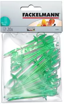 Палочки для канапе Fackelmann Шпага 20шт в ассортименте