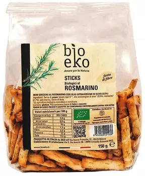 Палочки хлебные Eko Bio с розмарином 150г