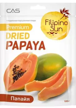 Папайя Filipino Sun сушеная 100г