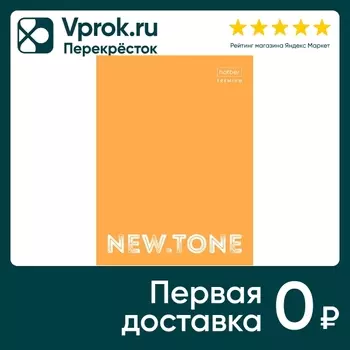 Папка для документов Hatber NEWtone Neon Оранж А4 на 4-х кольцах