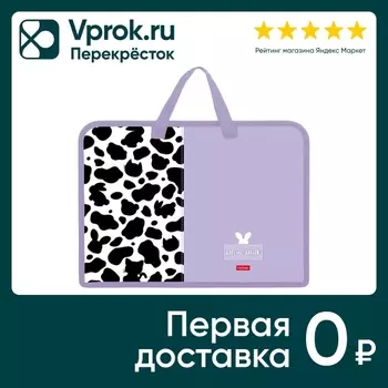Папка для тетрадей Hatber Mimimilk Animals на молнии с ручками А4 24.5*34*3.5см