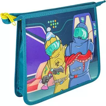 Папка для тетрадей Profit Космические солдаты на молнии А5