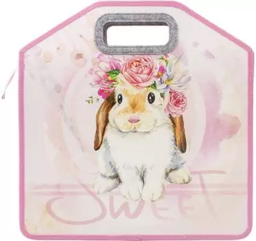 Папка с ручками Юнландия Sweet Bunny 35*34*13см