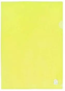 Папка-уголок Sponsor жесткая прозрачная A4 в ассортименте