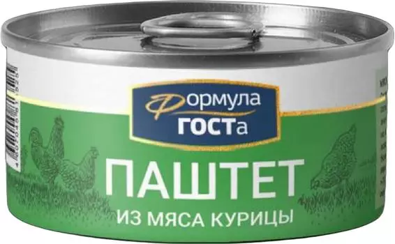 Паштет Формула Госта Из мяса курицы 160г