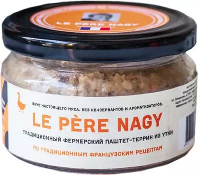 Паштет-террин Le Pere Nagy из утки 180г