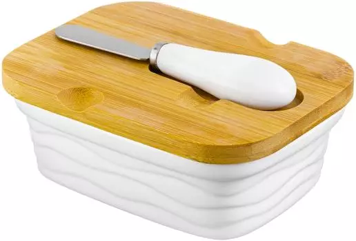 Паштетница Elan Gallery Айсберг с ножом 390мл