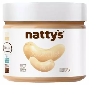 Паста кешью Nattys Smooth 325г - Vprok.ru Перекрёсток