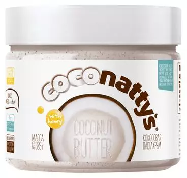 Паста кокосовая Nattys Coconattys с медом 325г