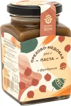 Паста Медовый дом Орехово-медовая с фундуком 320г