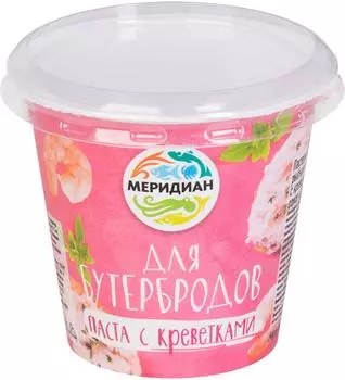 Паста Меридиан для бутербродов с креветкой 140г