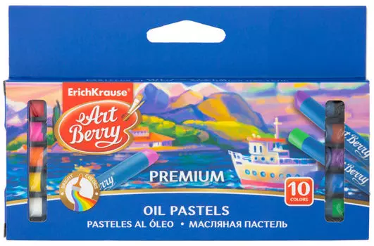 Пастель Erich Krause масляная 10 цветов